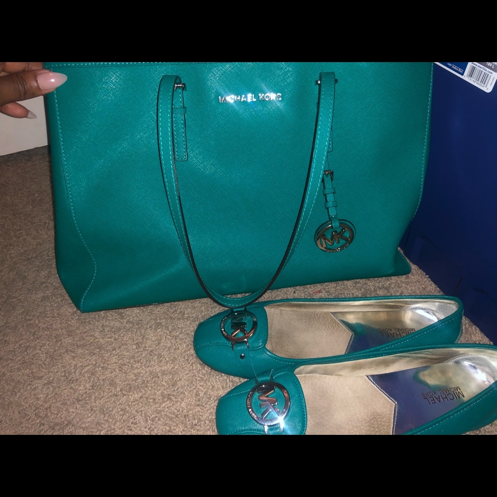 Michael Kors Bag with matching shoes